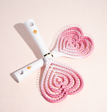Load image into Gallery viewer, Hollywood Heart Hairbrush Duo