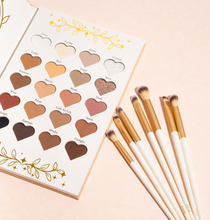 Load image into Gallery viewer, Iconic Nudes 20 Piece Eyeshadow Palette & 7 Piece Brush Set