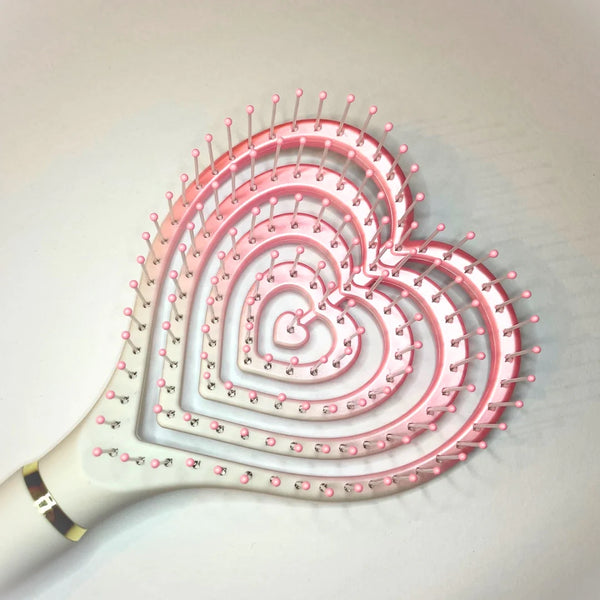 Unlock the Secret to Effortlessly Gorgeous Hair with the Hollywood Hair Heart Hair Brush