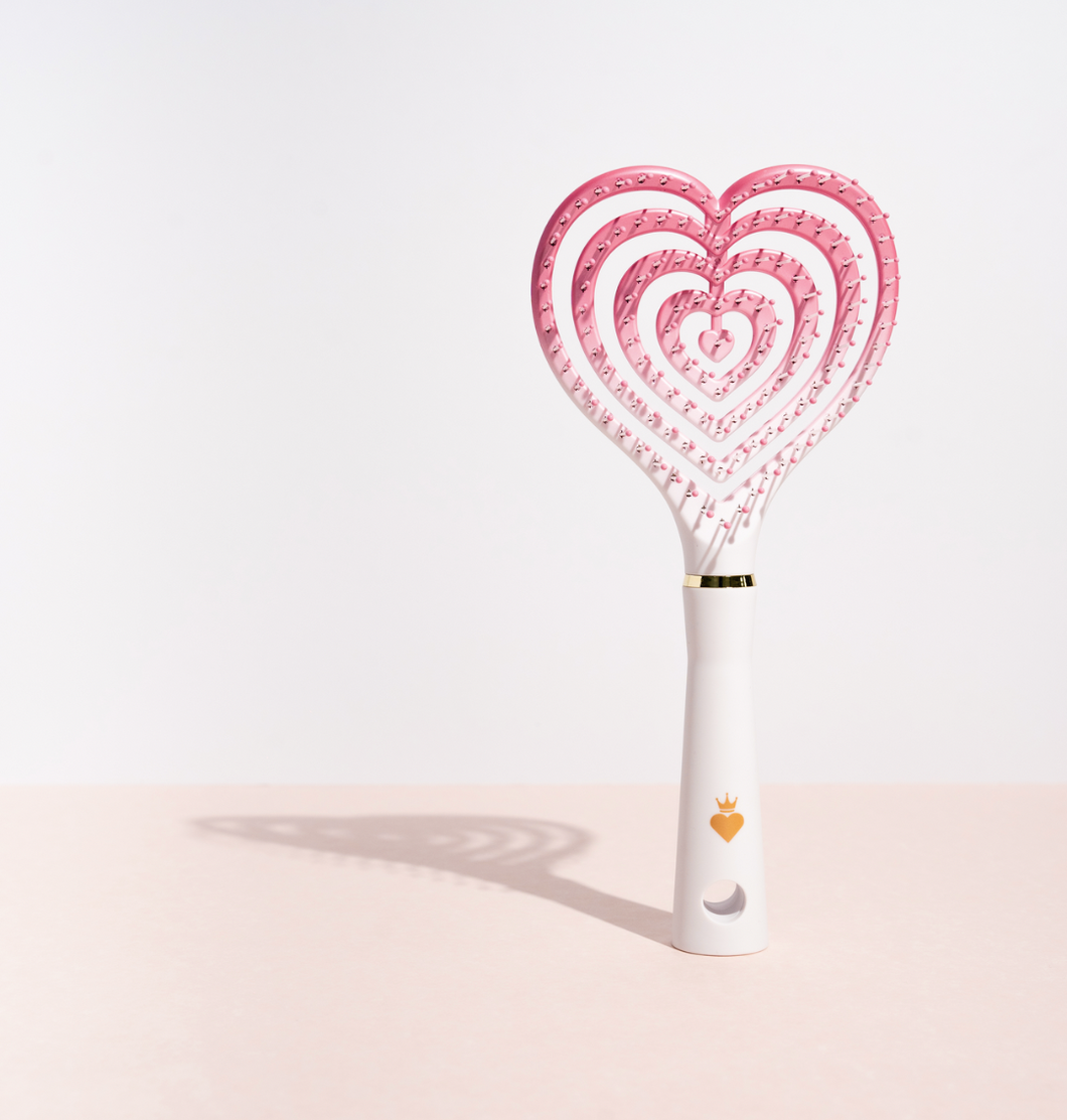 Hollywood Heart Hairbrush