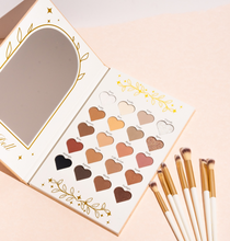 Load image into Gallery viewer, Iconic Nudes 20 Piece Eyeshadow Palette &amp; 7 Piece Brush Set
