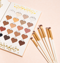 Load image into Gallery viewer, Iconic Nudes 20 Piece Eyeshadow Palette &amp; 7 Piece Brush Set
